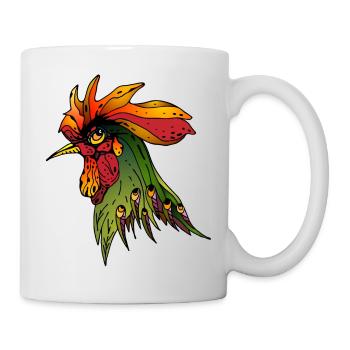 Coq - Mug blanc - blanc - Droite