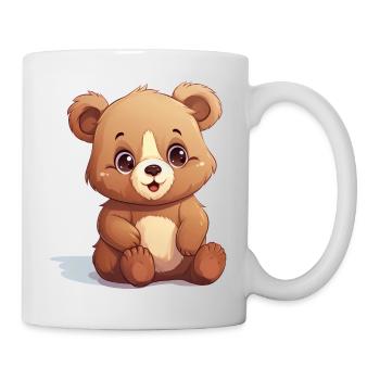 Ourson - Mug blanc - blanc - Droite