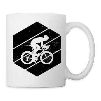 Cycliste de route Vélo de route Vélo de route Vélo de route Femmes - Mug blanc - blanc - Droite
