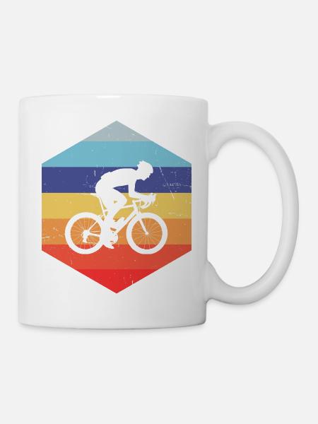 Vélo de route Vélo de route Vélo de route Vélo de route - Mug blanc - blanc