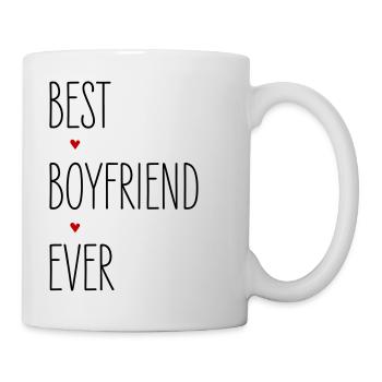 Petit ami, meilleur petit ami de tous les temps, amour de la Saint-Valentin - Mug blanc - blanc - Droite