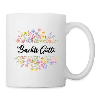 Beschts Gotti bestes Gotti Patentante Schweiz - Tasse - Weiß - Rechts