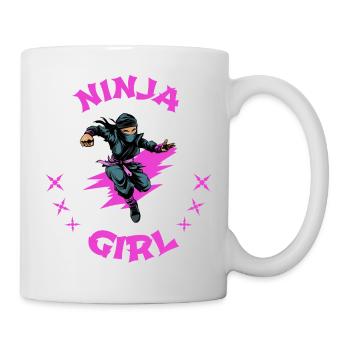 Charming Ninja Fighter I Ninja Girl I Ninja - Mug - white - Right