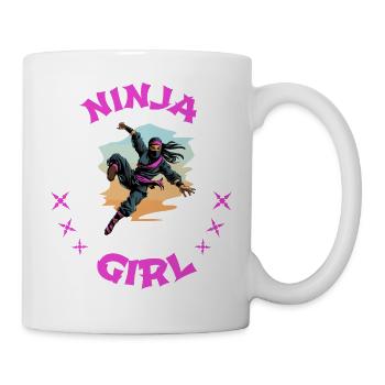 Charming Ninja Fighter I Ninja Girl I Ninja - Mug - white - Right