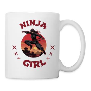 Charming Ninja Fighter I Ninja Girl I Ninja - Mug - white - Right