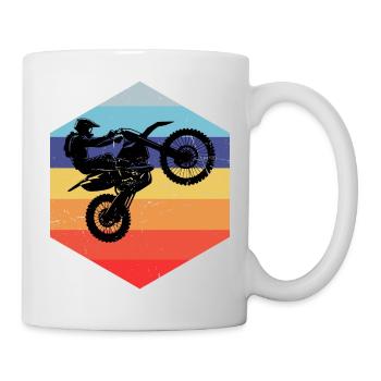 Dirt Biker Women's Dirt Bike Dirt Bike Motocross - Mug - white - Right