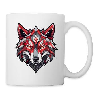 Wolf Tattoo - Mug - white - Right