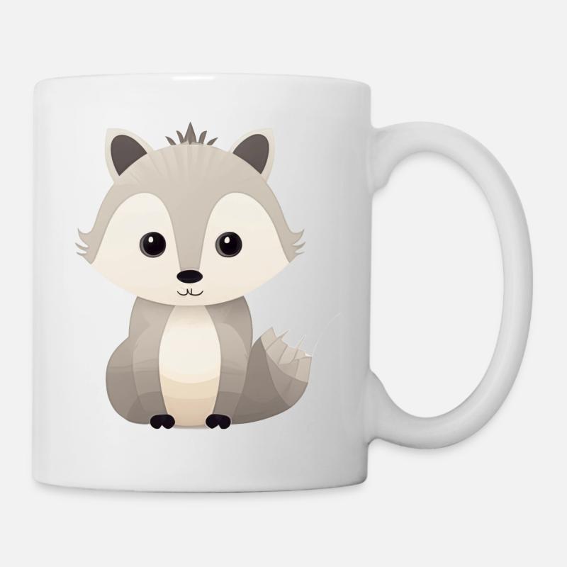 Cute Animal - Tasse - Weiß