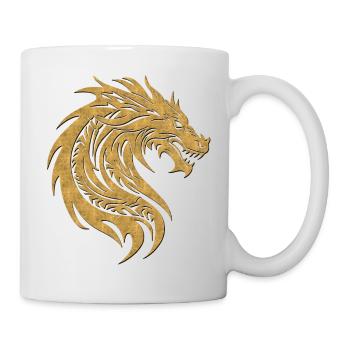 Fantasy Dragon Anime Dragon Head Reptile mythique - Mug blanc - blanc - Droite