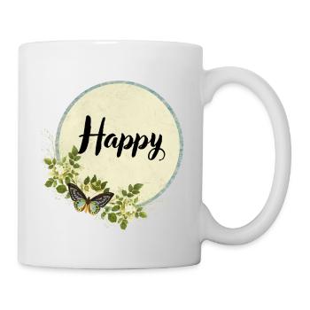 Happy Butterfly - Mug - white - Right