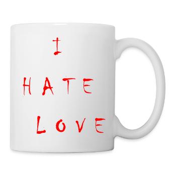 I HATE LOVE - Mug - white - Right