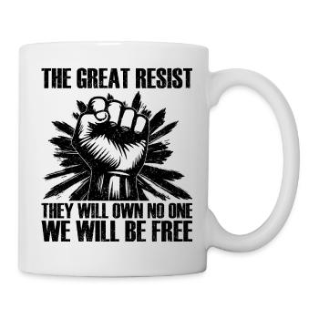 La Grande Résistance - Mug blanc - blanc - Droite