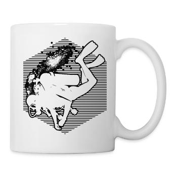 Scuba Diving Women Men Diving Free Dive - Mug - white - Right