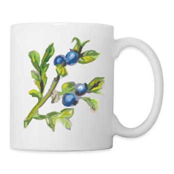 heidelbeere 2 - Tasse - Weiß - Rechts