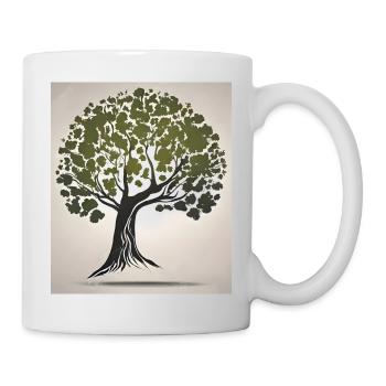 Eco tree - Tasse - Weiß - Rechts