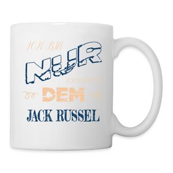 welpe geburtstagsgeschenkidee pfote bachhund - Tasse - Weiß - Rechts