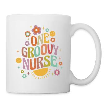 Une infirmière groovy - Mug blanc - blanc - Droite