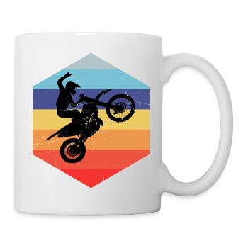 Dirt Biker Dirt Bike Motocross Dirt Bike Women - Mug - white - Right