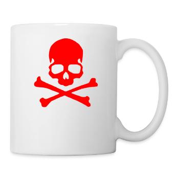 techno red - Mug - white - Right