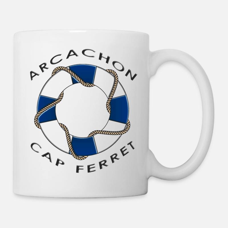 bouée de sauvetage3 - Mug blanc - blanc