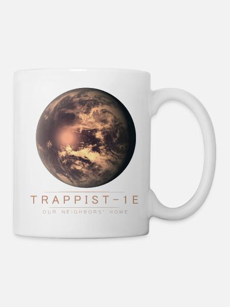 Trappist-1e Das Haus unserer Nachbarn - Vintage Space - Tasse - Weiß