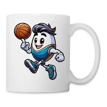 Easter Basketball Egg Sporty Easter Egg Decoration - Mug - white - Right