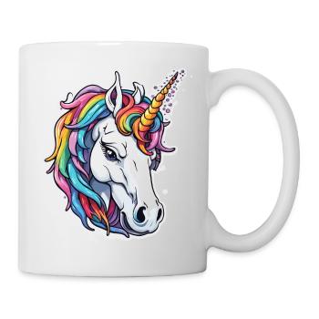 Unicorn / mythical creatures / fairy tales / magic / glitter - Mug - white - Right