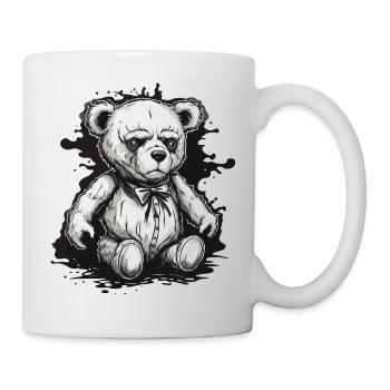 Teddybär / Kuscheltier / Stofftier / Geschenkidee - Tasse - Weiß - Rechts