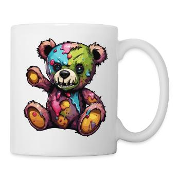 Teddybär / Kuscheltier / Stofftier / Geschenkidee - Tasse - Weiß - Rechts