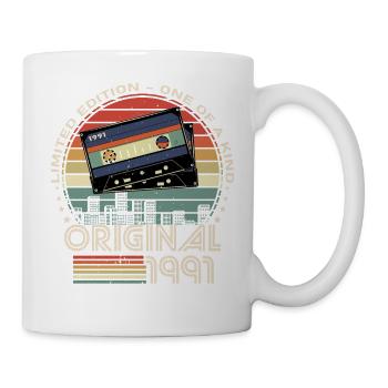 Limitierte Auflage 1991 33. Jubiläum - Tasse - Weiß - Rechts