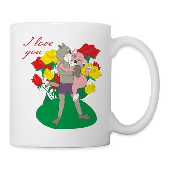 I love you - Mug - white - Right
