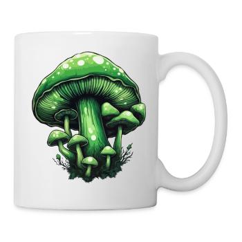 Mushroom / Mushroom / Meadow / Forest / Goa / Psy - Mug - white - Right