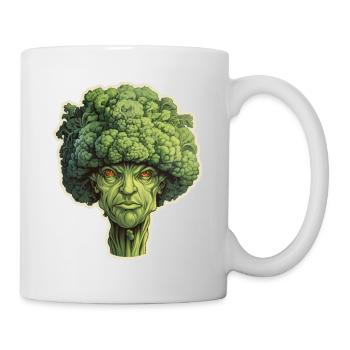Brokkoli Kopf - Tasse - Weiß - Rechts