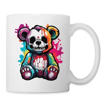 Teddybär / Kuscheltier / Stofftier / Geschenkidee - Tasse - Weiß - Rechts