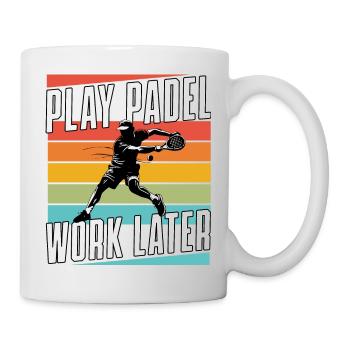 Play Padel Work Later - Mug - white - Right