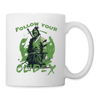 Folgen Sie Ihrem Kodex - Tasse - Weiß - Rechts