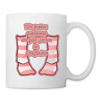 Wir passen zusammen... - Tasse - Weiß - Rechts