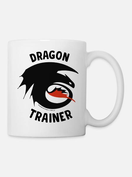 Dragons Dragon Trainer Logo Avec Krokmou - Mug blanc - blanc