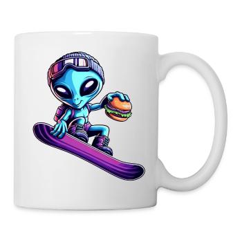 Alien Snowboard Hamburg Adventure - Mug - white - Right