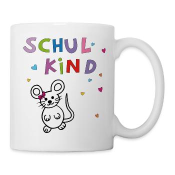 Inscription des écoliers à l’école - Mug blanc - blanc - Droite