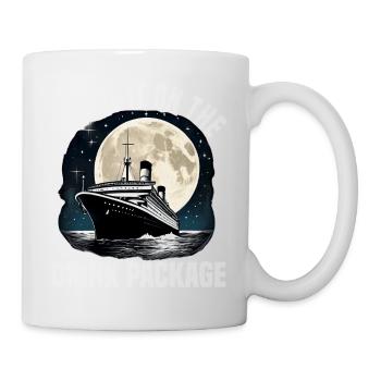Blame It On The Drink Package Cruise Ship - Mug - white - Right