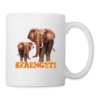 Serengeti-Elefant Serengeti Elephant - Mug - white - Right