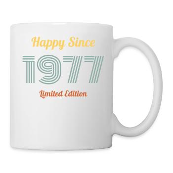 HAPPY SINCE 1977 LIMITED EDITION birthday gift - Mug - white - Right
