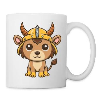 Amoureux du Lion - Mug blanc - blanc - Droite