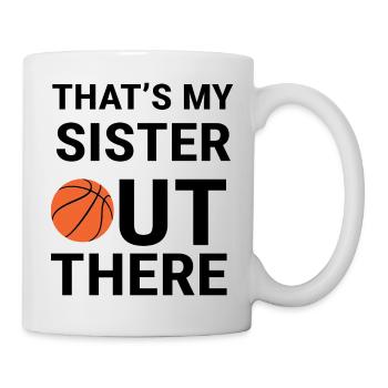 Basket-ball - Mug blanc - blanc - Droite