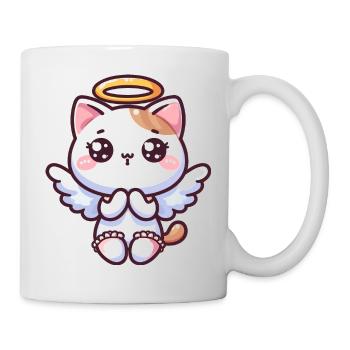 Angel Cat Anime Angel Kitten - Mug - white - Right