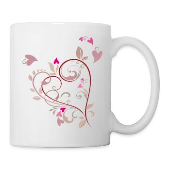 Heart Ornament - Mug - white - Right