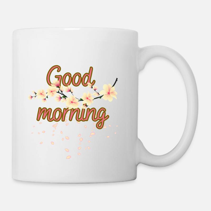 Bonjour - Mug blanc - blanc