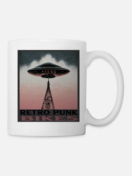 Fahrrad - Tasse - Weiß