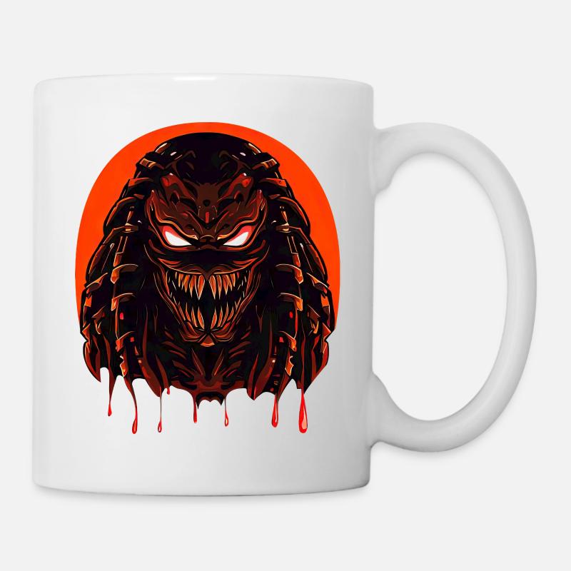 Gruseliges Logo - Tasse - Weiß